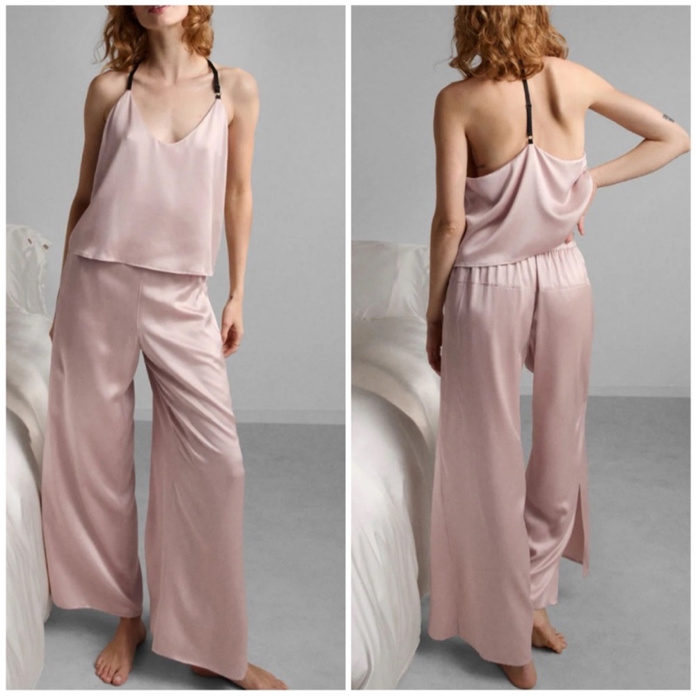 Lunya washable silk cami pant pajama set
